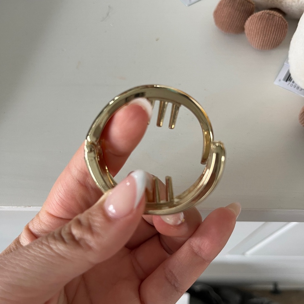 Gold Circular Hair Clip
